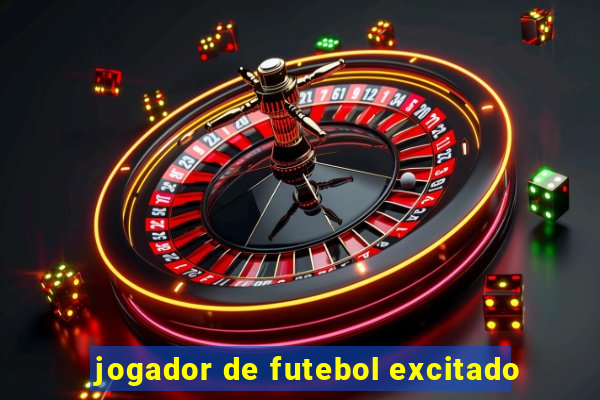 jogador de futebol excitado